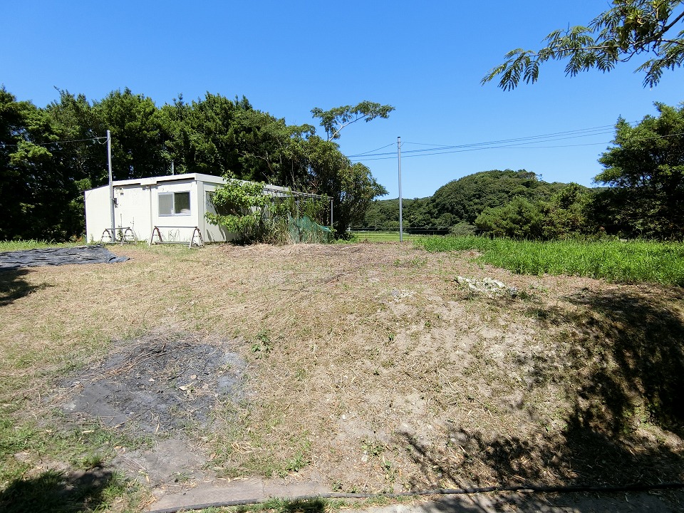 館山市竹原のプレハブ付山林売却