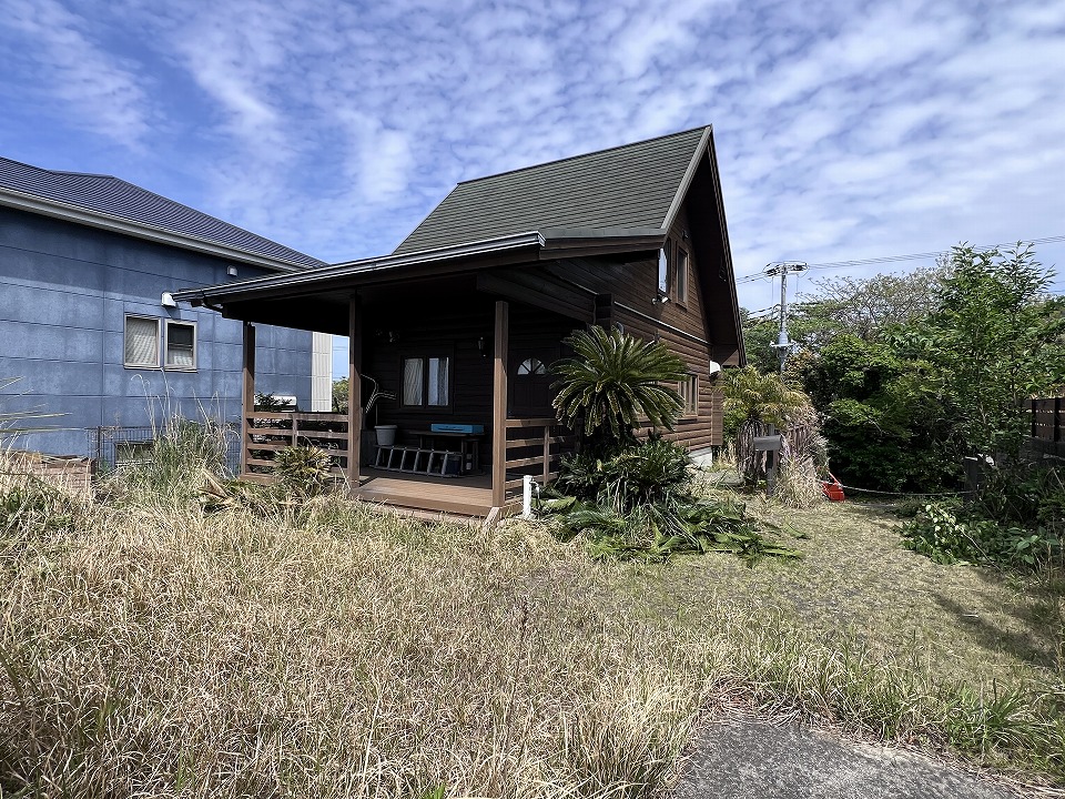 館山市見物（館山ポピーランド）　1LDK　中古別荘（ログハウス）　売却相談